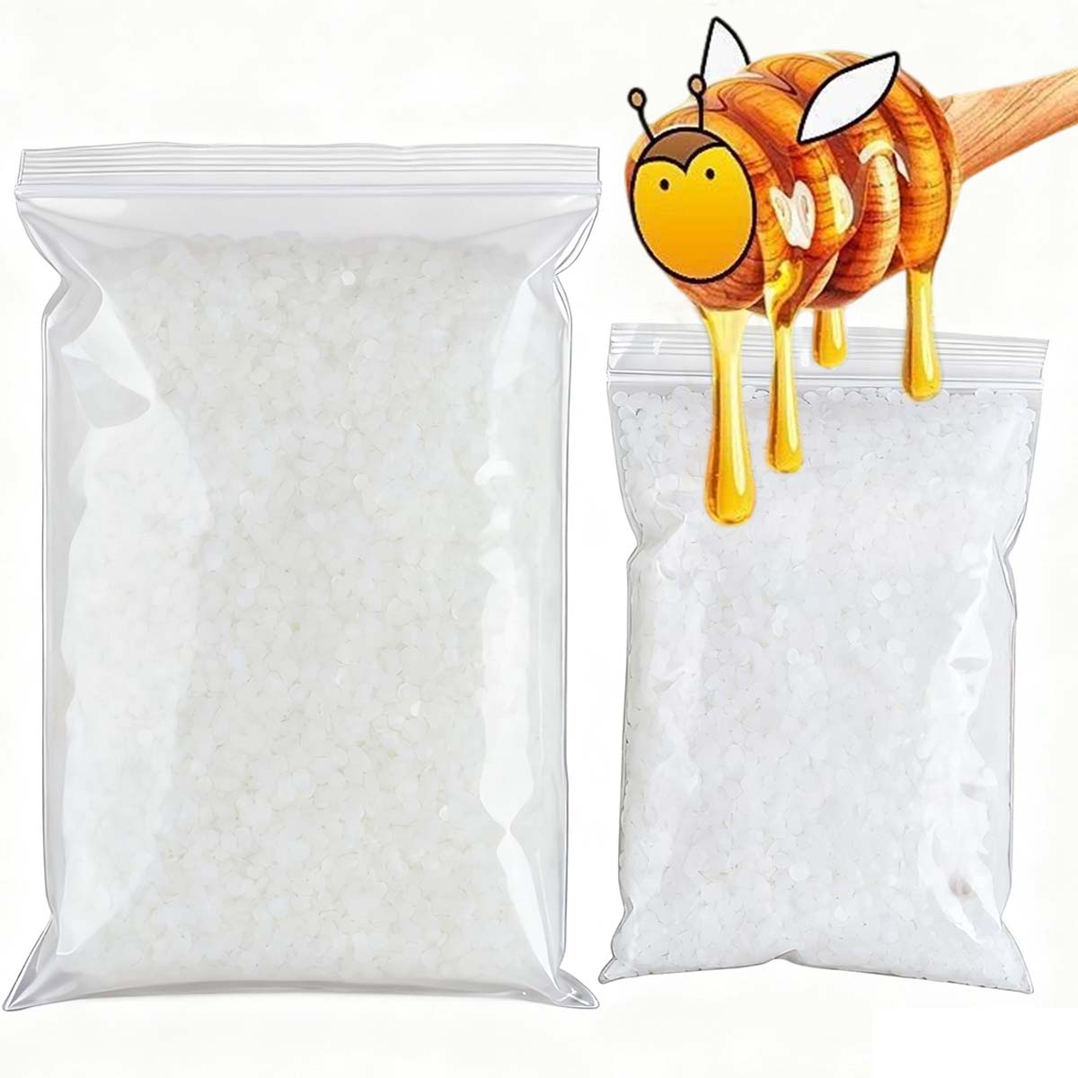 Candle Supplies To Make Candles - 200g-1000g White Beeswax Pure Natural Granular