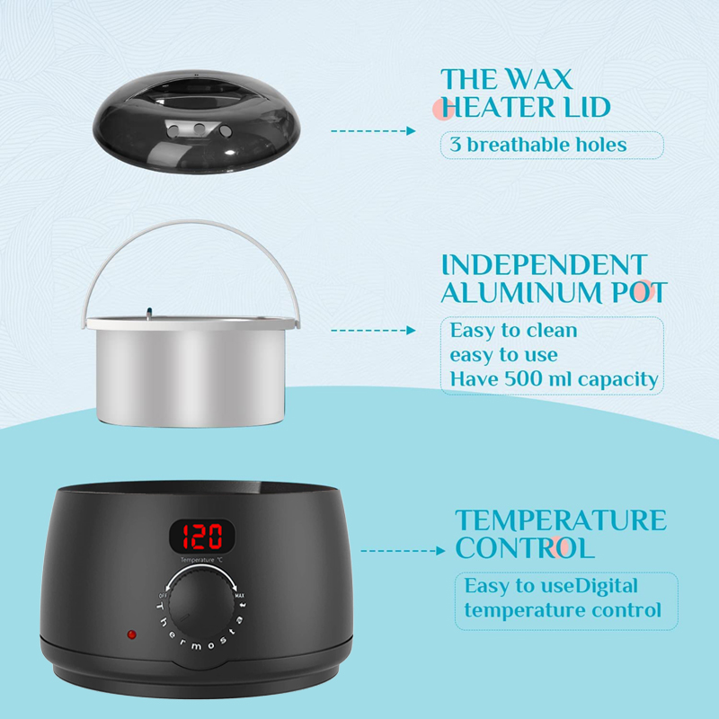 Wax Melting Pot - 2026 New 500ml Wax Heater Machine