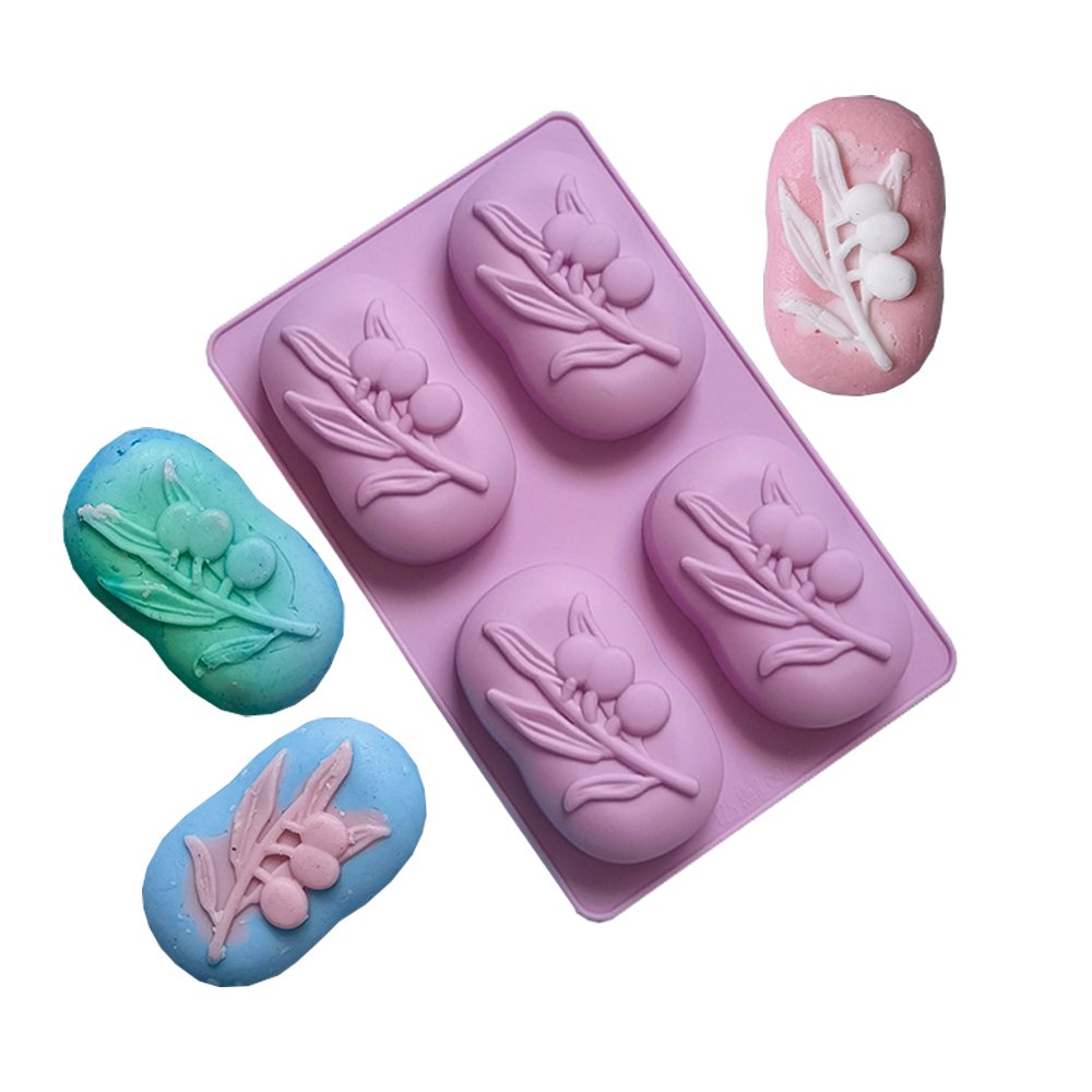 4 Cavities Oval Olive Tree Sil - огляд і ціна Candle Supplies Store