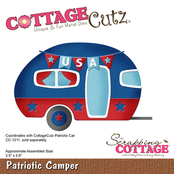 Patriotic Car Patriotic Camper - огляд і ціна Candle Sachet