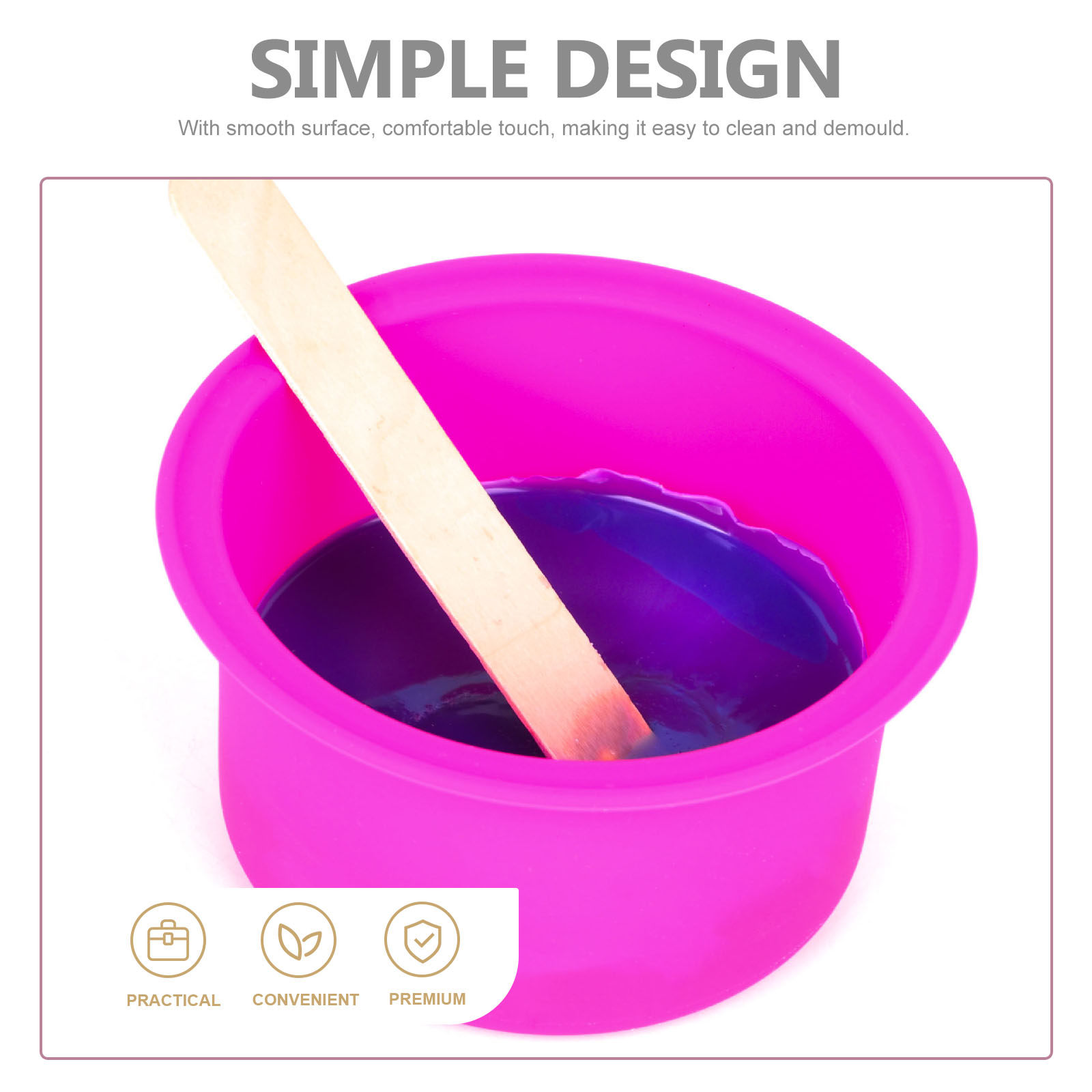Pink Silicone Wax Melting Pot  - огляд і ціна Wax Melting Pot