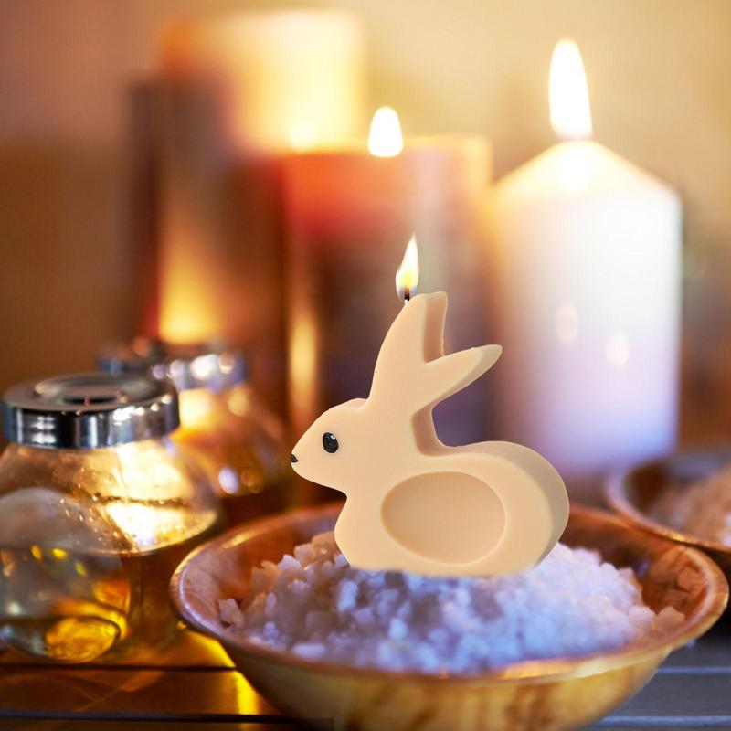 Rabbit Silicone Mold Bunny Sha - огляд і ціна Candle Supplies To Make Candles