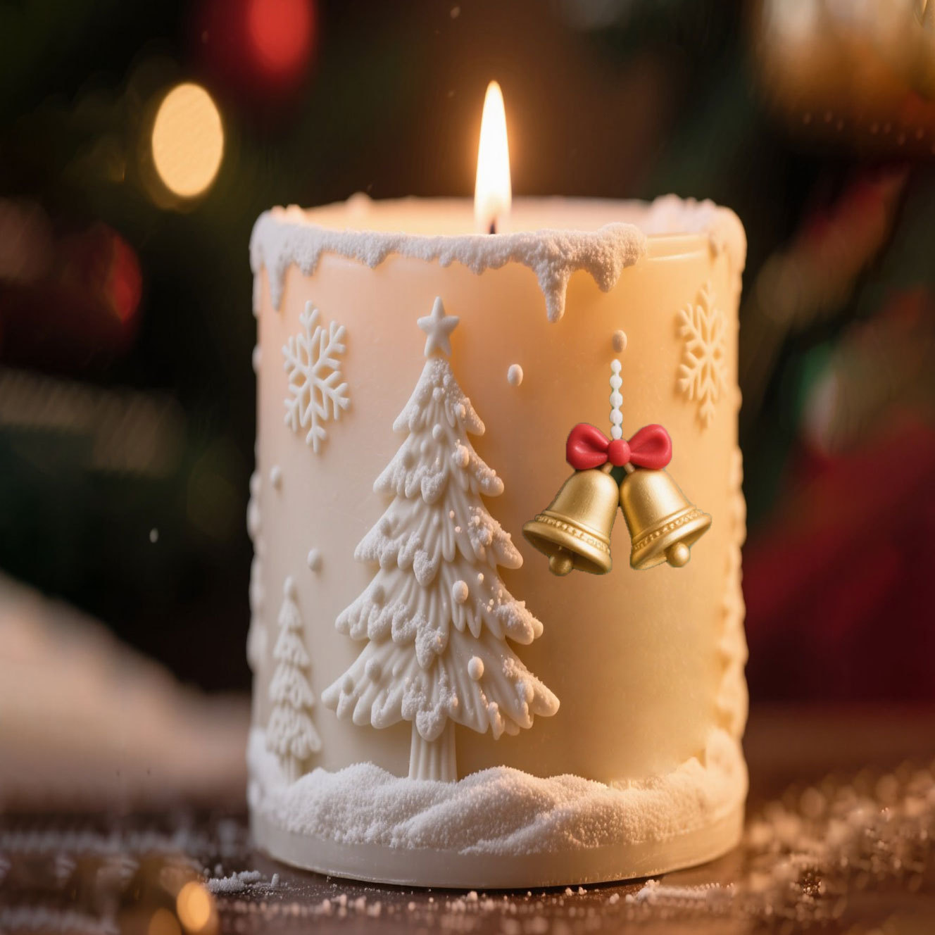 3D Relief Cylinder Christmas S - огляд і ціна Candle Supplies Store