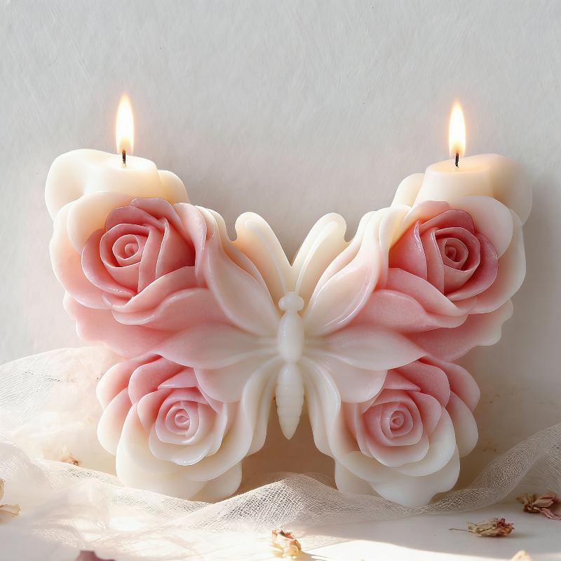 DIY Rose Butterfly Form Silico - огляд і ціна Candle Supplies To Make Candles