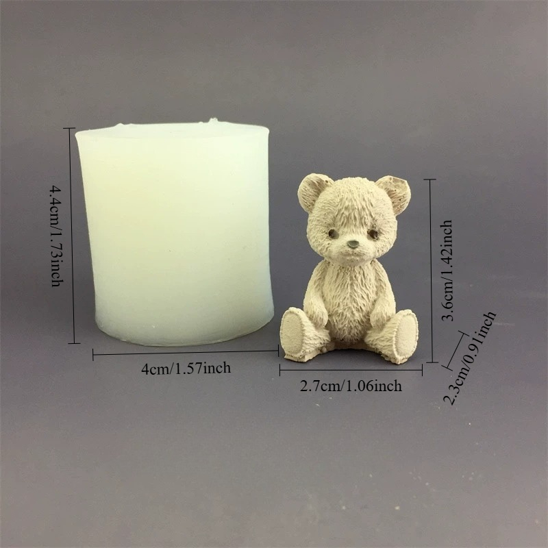 Cute Bear Honey Jar Silicone C - огляд і ціна Candle Supplies Store