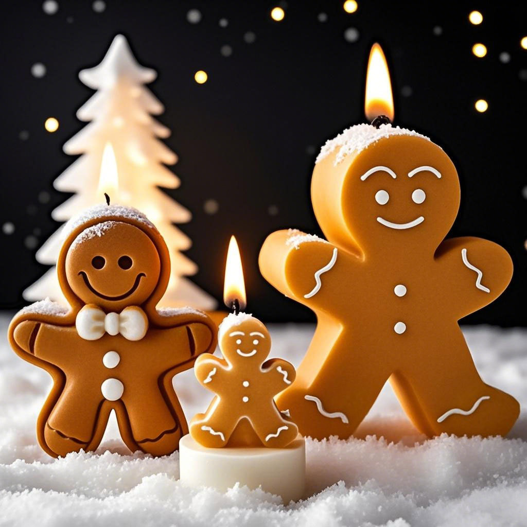 DIY Cartoon Gingerbread Man Si - огляд і ціна Candle Supplies Store