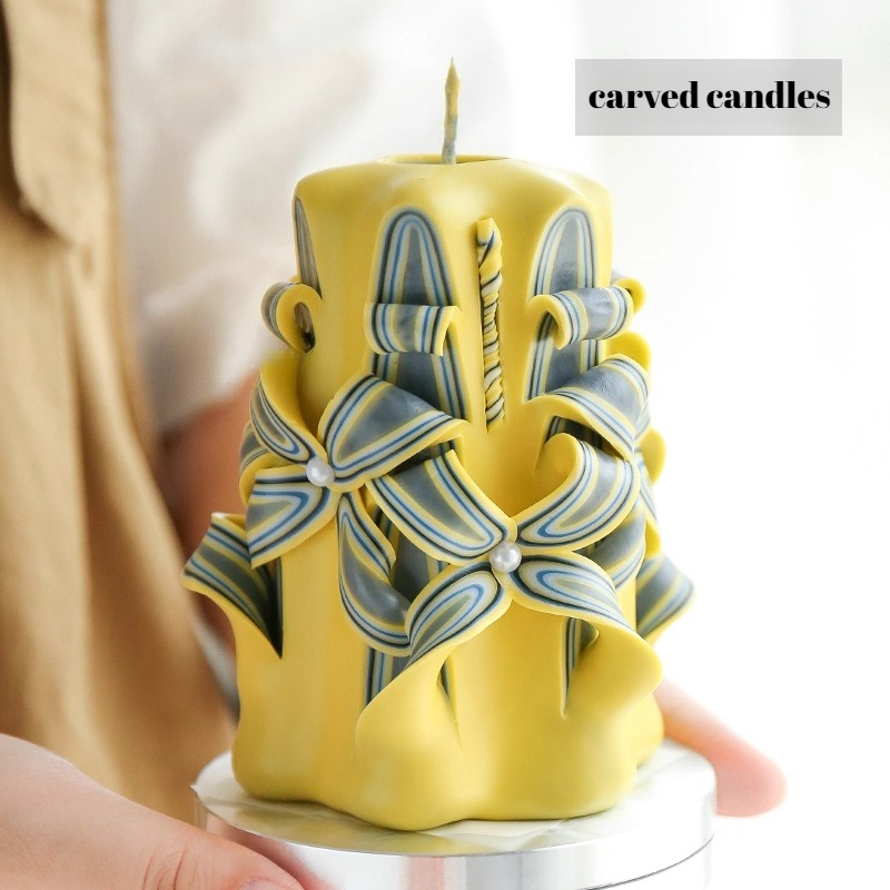 1KG Carved Scented Candle Raw  - огляд і ціна Candle Supplies To Make Candles