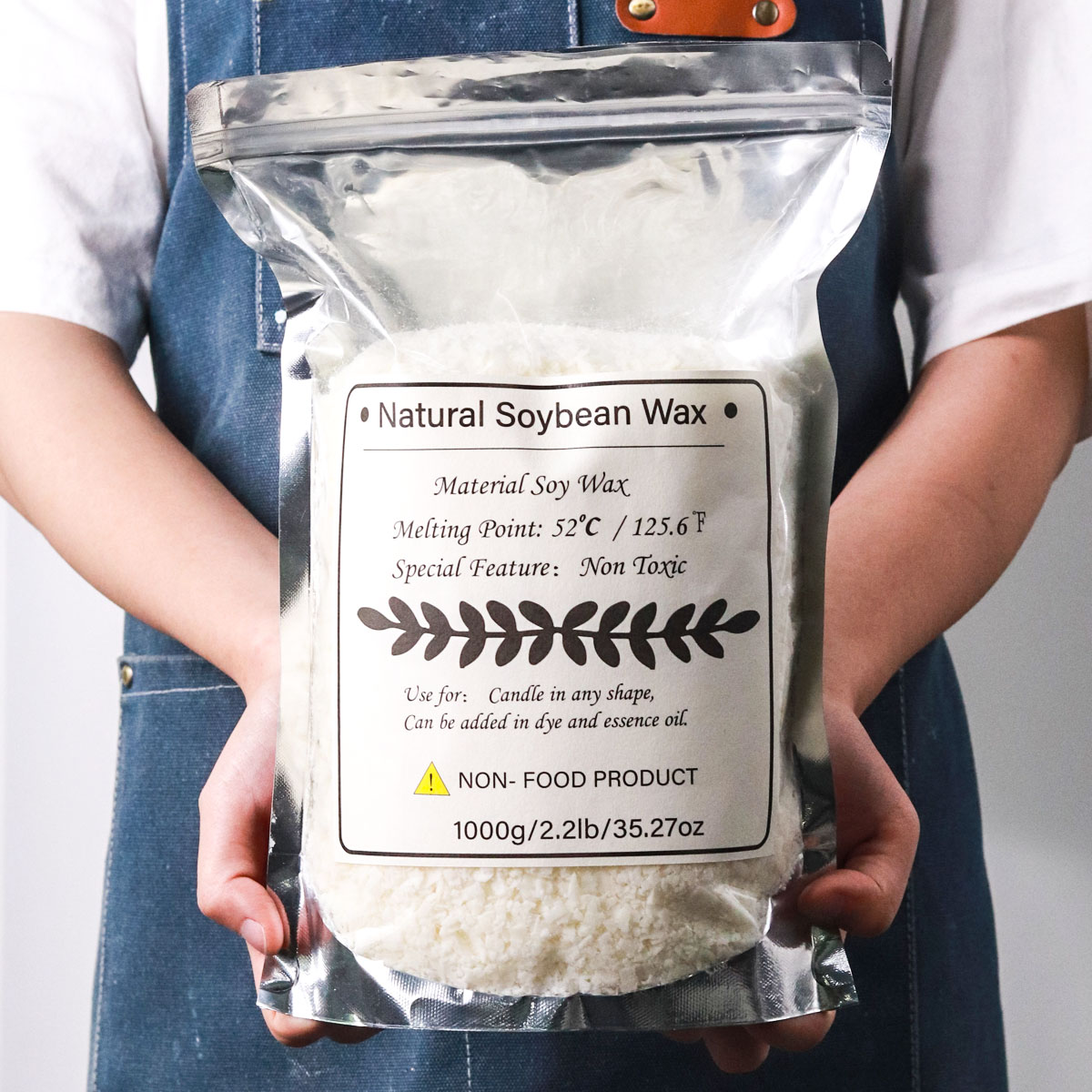 1KG Natural Soy Wax Granular S - огляд і ціна Candle Supplies To Make Candles