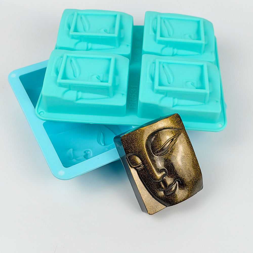 4 Holes Buddha Portrait Soap M - огляд і ціна Candle Supplies Store